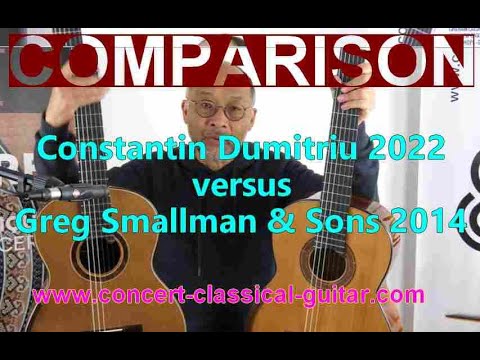 Comparison Constantin Dumitriu 2022 versus Greg Smallmann & sons 2014
