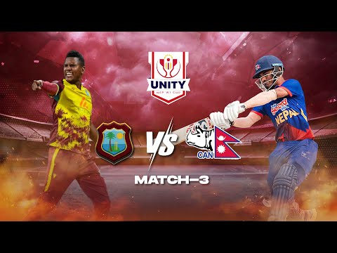 Unity Cup Nepal Vs West Indies 2025 || LIVE || Match 3 ||