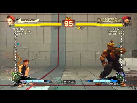 SSF4 AE 2012: NiKe5123 (Cammy) vs iim83man (Akuma) - Xbox Live Ranked Match