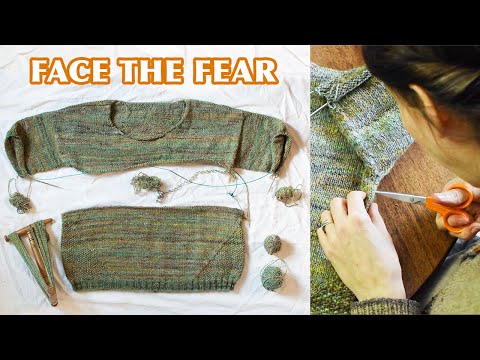 Chop up my knitting with me: sweater surgery to save my project