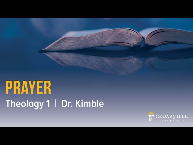 Thumbnail for video titled: Theology I: Prayer
