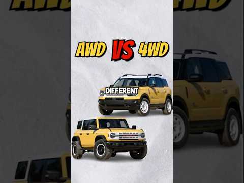 AWD vs 4WD What's the REAL Diffirence?