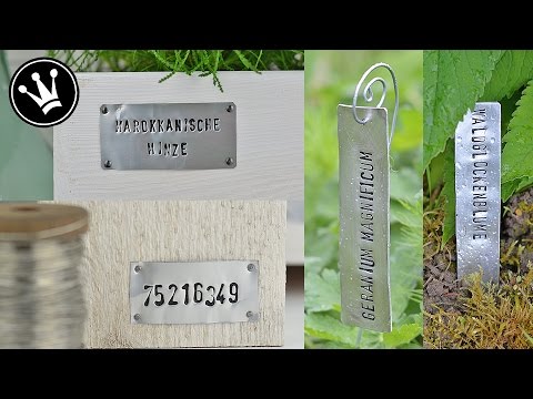 Coole Metallschilder im Industrial Style - Kultige Dosendeko