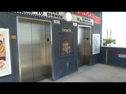 Scenic ThyssenKrupp Synergy MRL Traction Elevators @ Palm Ave Parking Garage, Sarasota FL