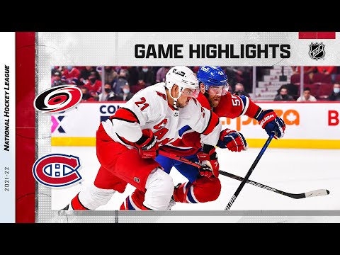 Hurricanes @ Canadiens 10/21/21 | NHL Highlights
