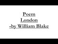London Poem Summary In Kannada By William Blake Gulbarga University SEP 2025 Basic English