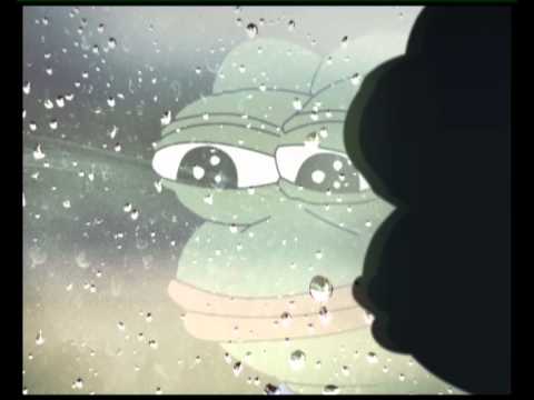 Der traurige Frosch ist traurig