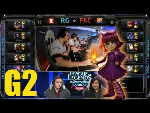 n!faculty vs Reason Gaming | Game 2 Round 3 EU LCS Expansion Tournament | FAC vs RG G2 50FPS