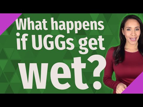 What happens if UGGs get wet
