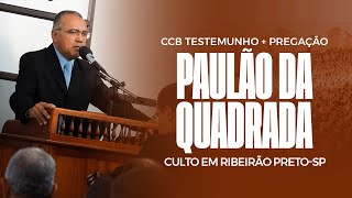 CCB PAULO DA QUADRADA - OBRA DA TELEVISÃO (VÍDEO) CULTO RIBEIRÃO PRETO-SP