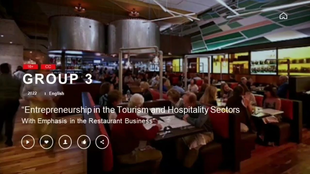 Entrepreneurship in the Tourism and Hospitality Sector