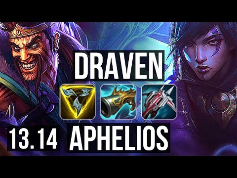 DRAVEN & Renata Glasc vs APHELIOS & Nautilus (ADC) | 12/0/7, Legendary | EUW Master | 13.14