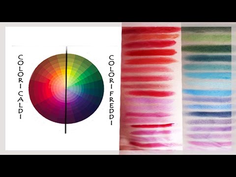 La teoria del colore applicata al make up:  colori caldi e freddi