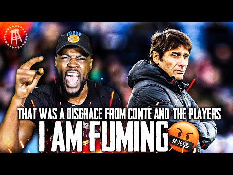 THAT WAS A DISGRACE FROM CONTE & THE PLAYERS I AM FUMING 🤬🤬 Leicester City 4-1 Tottenham EXPRESSIONS