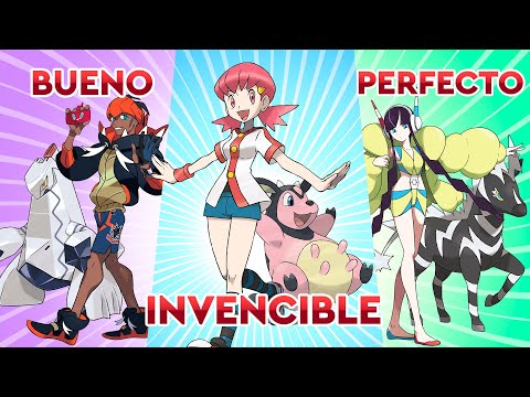 EL MEJOR LÍDER DE GIMNASIO DE CADA TIPO