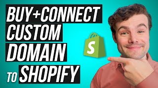 Buy & Connect Custom Domain to Shopify (2023)