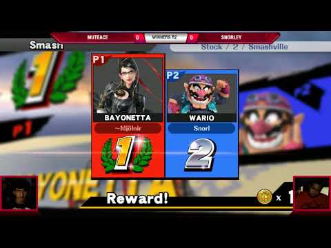 VS Weekly 8/16/18 - Winners R2 - EBM | MuteAce (Bayonetta) vs Snorley (Wario) - Smash 4