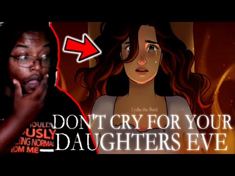 Lydia the Bard - Don't Cry for your Daughters Eve (Official Animatic Music Video) DB Reaction