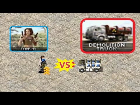 can Tanya survive a Demolition Truck explosion? - Red Alert 2