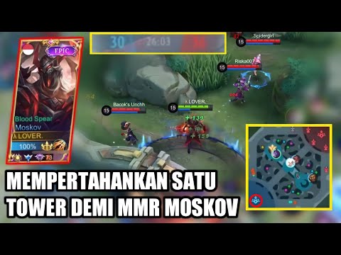 TOP GLOBAL MOSKOV DI BUAT FEEDER, MOSKOV AKU DI LOCK TERUS - MOBILE LEGENDS