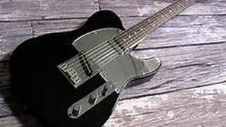 Video thumbnail for Review da squier telecaster black chrome by Música e tudo
