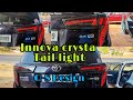 Innova Crysta Q 8 Design Tail Light Installation Carbon Customz Kerala Innovamodified Crystals