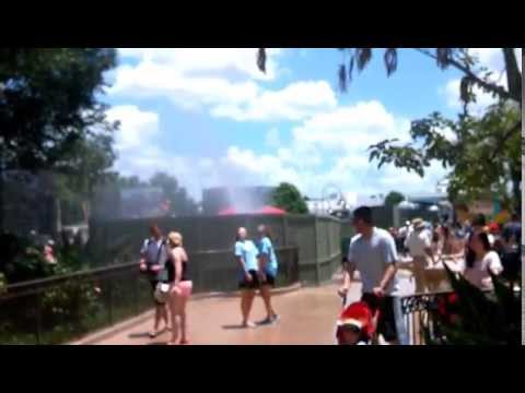 Pipe burst at Disney's Magic Kingdom