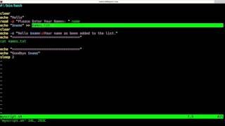 Writing your First Shell Script for Linux Tutorial