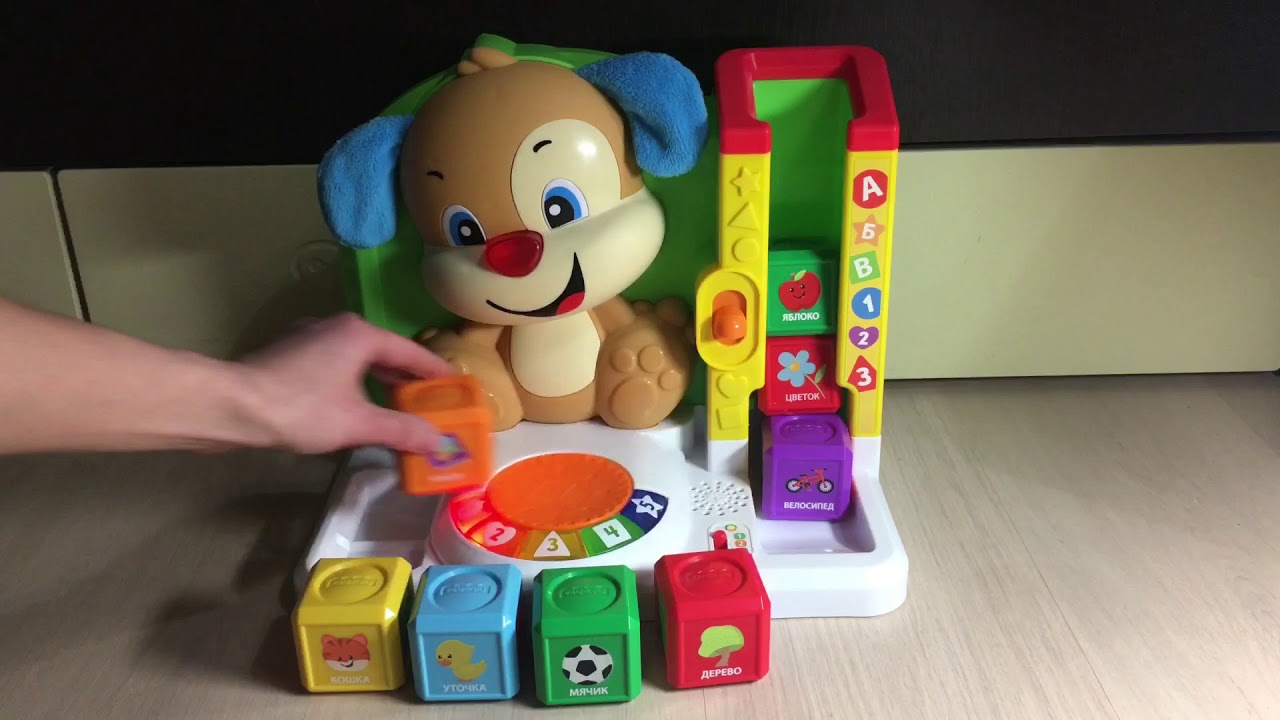 Mattel Fisher-Price Смейся и учись Умная панель Ученого Щенка Первые слова FJC48