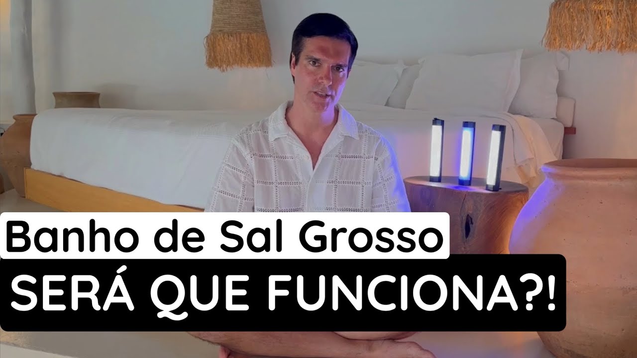 Banho de Sal Grosso faz Bem?! | Espiritualidade | Marcello Cotrim