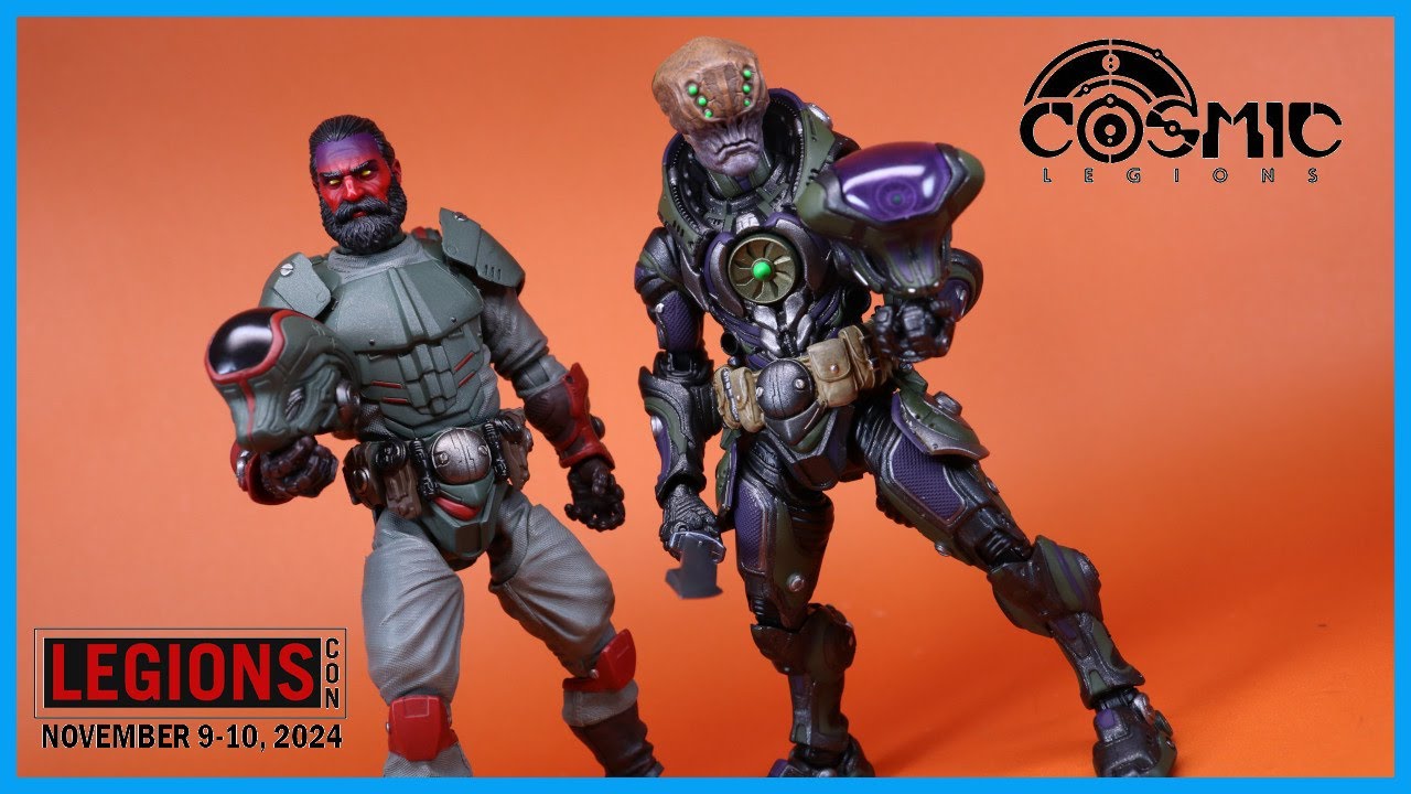 LegionsCon 2024 Exclusive Cosmic Legions AMAZING ALIEN & CREATURE CREATOR Action Figure Review