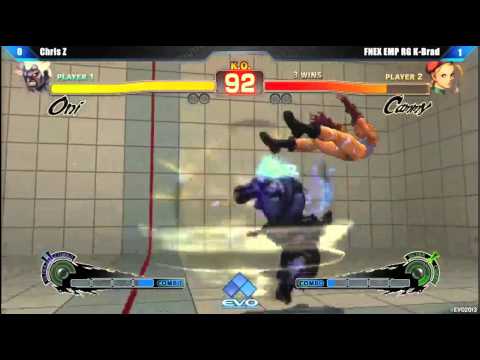 EVO 2013 - Super Street Fighter IV AE Pool Matches - Chris Z vs FNEX EMP RG K-Brad