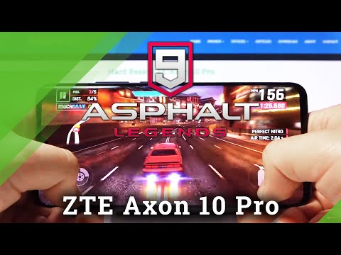 Asphalt 9 on ZTE Axon 10 Pro