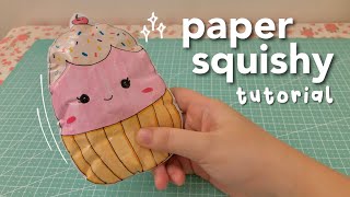 How to make paper squishies | step by step tutorial