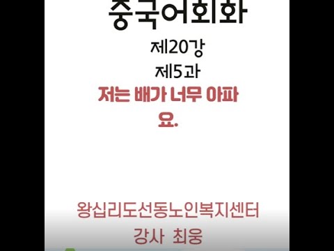 중국어회화 20강(2022) width=