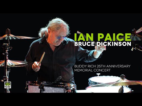 Ian Paice and Bruce Dickinson (Iron Maiden) play Smoke on the Water at 25th Buddy Rich Memorial