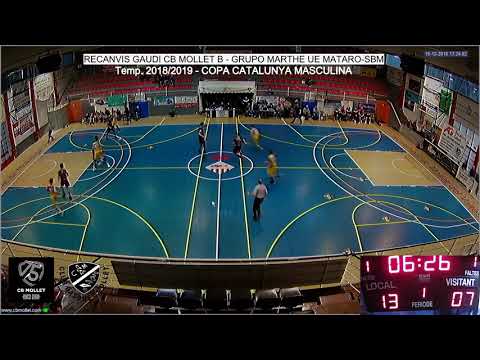 RECANVIS GAUDI CB MOLLET   GRUPO MARTHE UE MATARO SBM