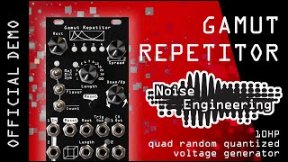 Video thumbnail for Gamut Repetitor quad random quantized voltage generator from Noise Engineering by Noise Engineering