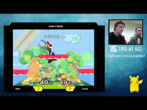 ZSB7 Losers Semis - Squid (Falco) vs Matt (Fox, Falco) - SSBM