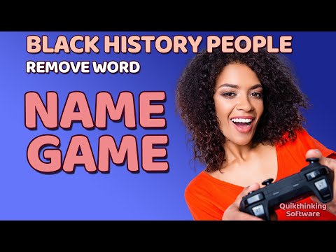 Black History People Name Game Video