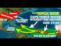 Major Intense Tropical Waves Explode In Atlantic Aug 18 22 Severe Weather Tornado ️ Threat Sat