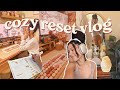cozy reset vlog🫧🎧 - cleaning, organizing & admin