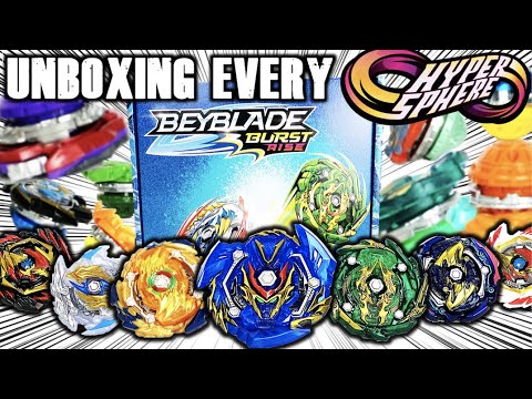 Unboxing EVERY Hasbro Hypersphere Beyblade! || All Hypersphere QR codes