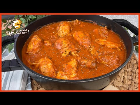 El POLLO en SALSA de TOMATE 🍅 donde mojaras pan sin parar