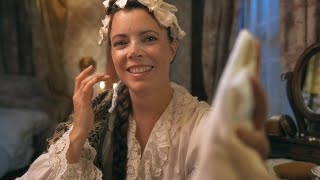 Back From the Ball, 1813 | ASMR Roleplay (getting you ready for bed, skin care, hair brushing)