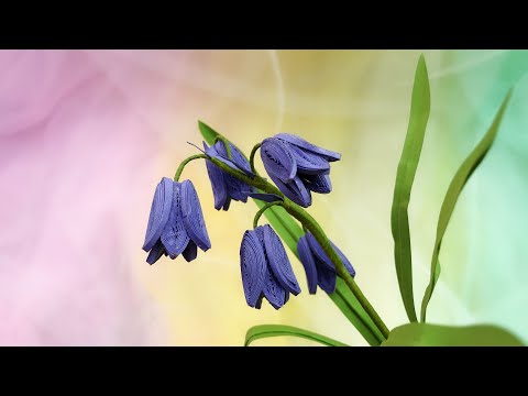 ABC TV | How To Make Bluebells Flower - Paper Quilling - Craft Tutorial