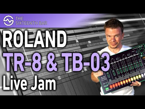 ROLAND TR-8 & TB-03 - Live Jam