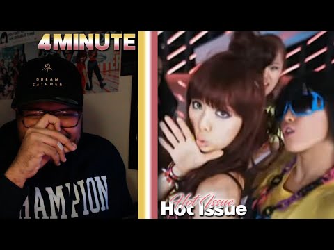 4MINUTE - Hot Issue MV REACTION!!! | 4MINUTE DEBUT #TakeMeBack