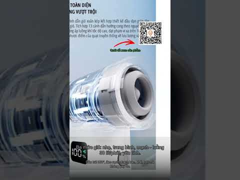 Quạt phản lực miLife F1 tích pin + máy hút bụi – Giá gốc 384.990, ưu đãi 313.000