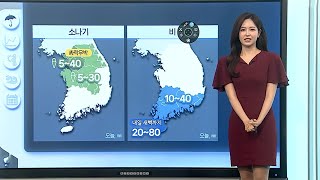 [날씨클릭] 예년 초여름 더위…제주 비·내륙 소나기 / 연합뉴스TV (YonhapnewsTV)